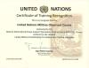 Renewal of the United Nations Certification for the United Nations Military Observers Course (UNMO)
